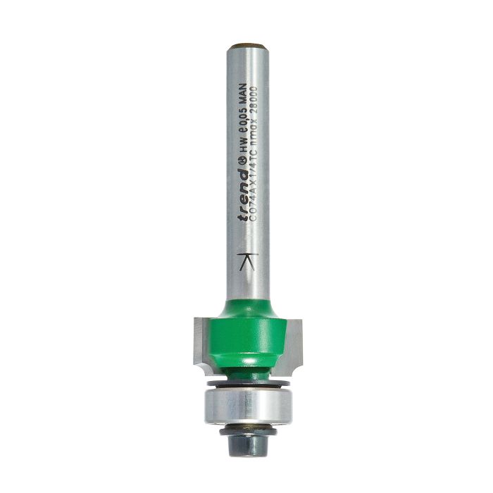 TREND - C074AX1/4TC - Rounding over 1.6mm radius x 7.9mm cut