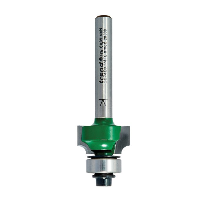 TREND - C074BX1/4TC - Rounding over 3.0mm radius x 9.5mm cut