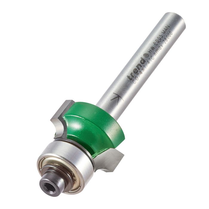 TREND - C074X1/4TC - Rounding over 3.2mm radius x 9.5mm cut