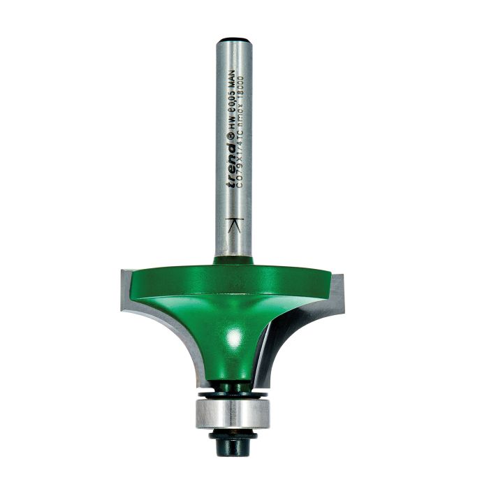 TREND - C079X1/4TC - Rounding over 12.7mm radius x 19.1mm cut