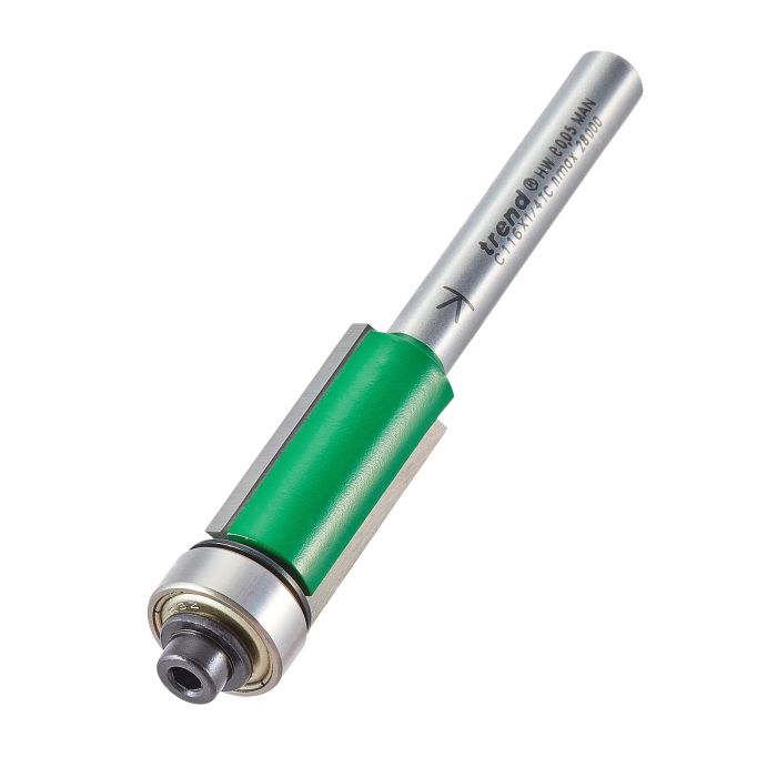 TREND - C116X1/4TC - Self guided trimmer 12.7mm diameter