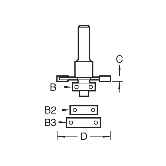 TREND - C152X1/2TC - Biscuit jointer set