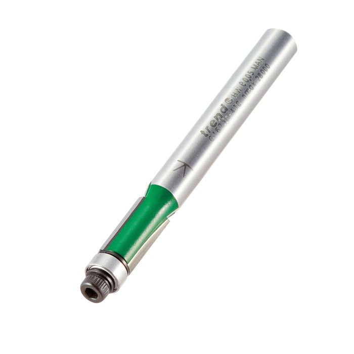 TREND - C167X1/4TC - Guided trimmer 6.35mm diameter x 12.7mm