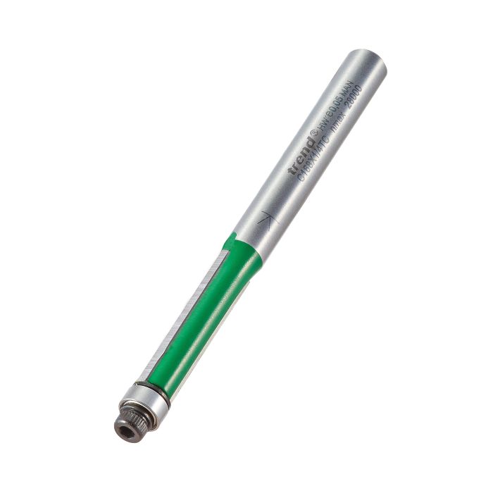 TREND - C168X1/4TC - Guided trimmer 6.35mm diameter x 25.4mm