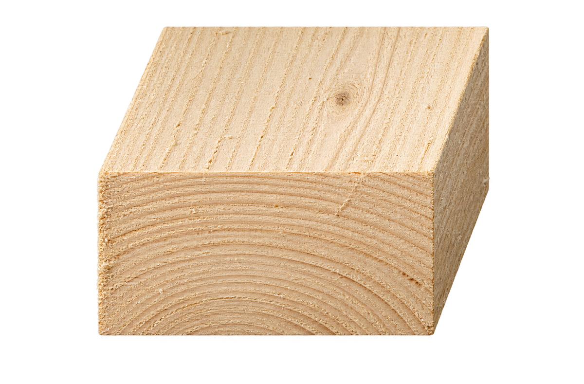 150mm × 75mm untreated timber section. Representative image; nominal dimensions.