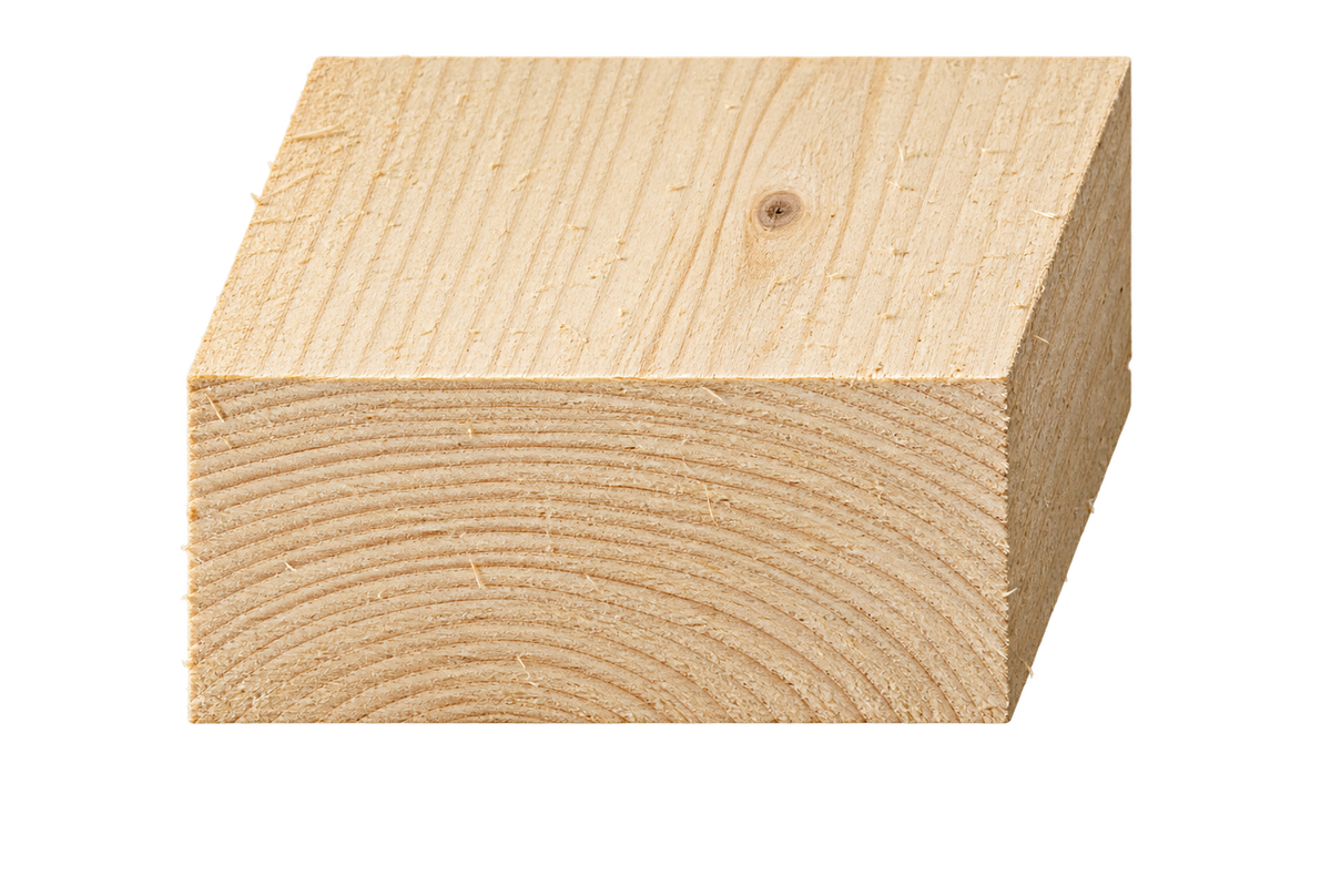 175mm × 75mm untreated timber section. Representative image; nominal dimensions.