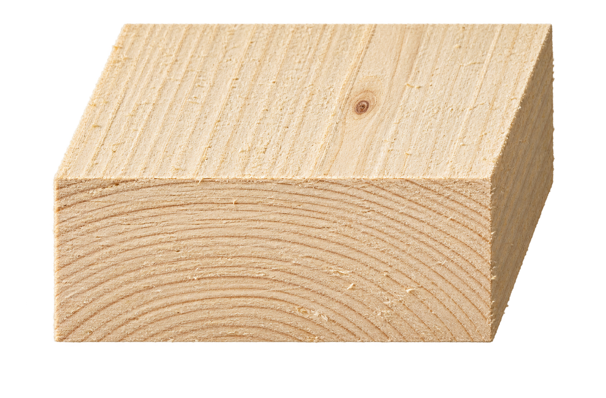 200mm × 75mm untreated timber section. Representative image; nominal dimensions.