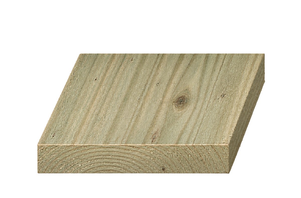 150mm × 22mm green treated timber section. Representative image; nominal dimensions.