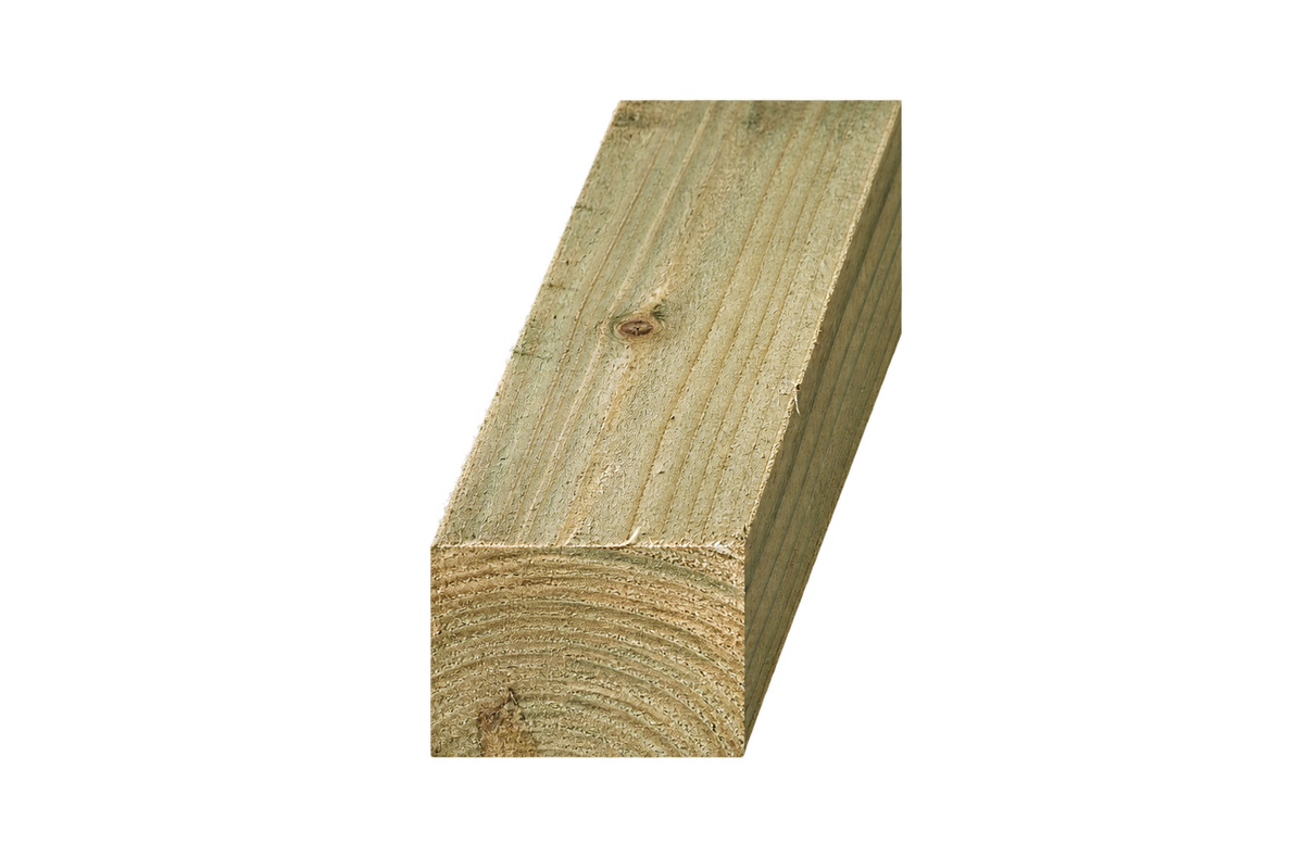50mm × 35mm green treated timber section. Representative image; nominal dimensions.