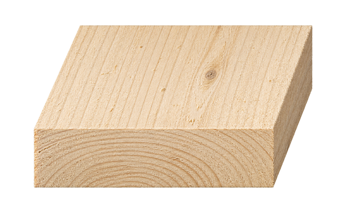 Rough timber cross-section, 175mm × 44mm