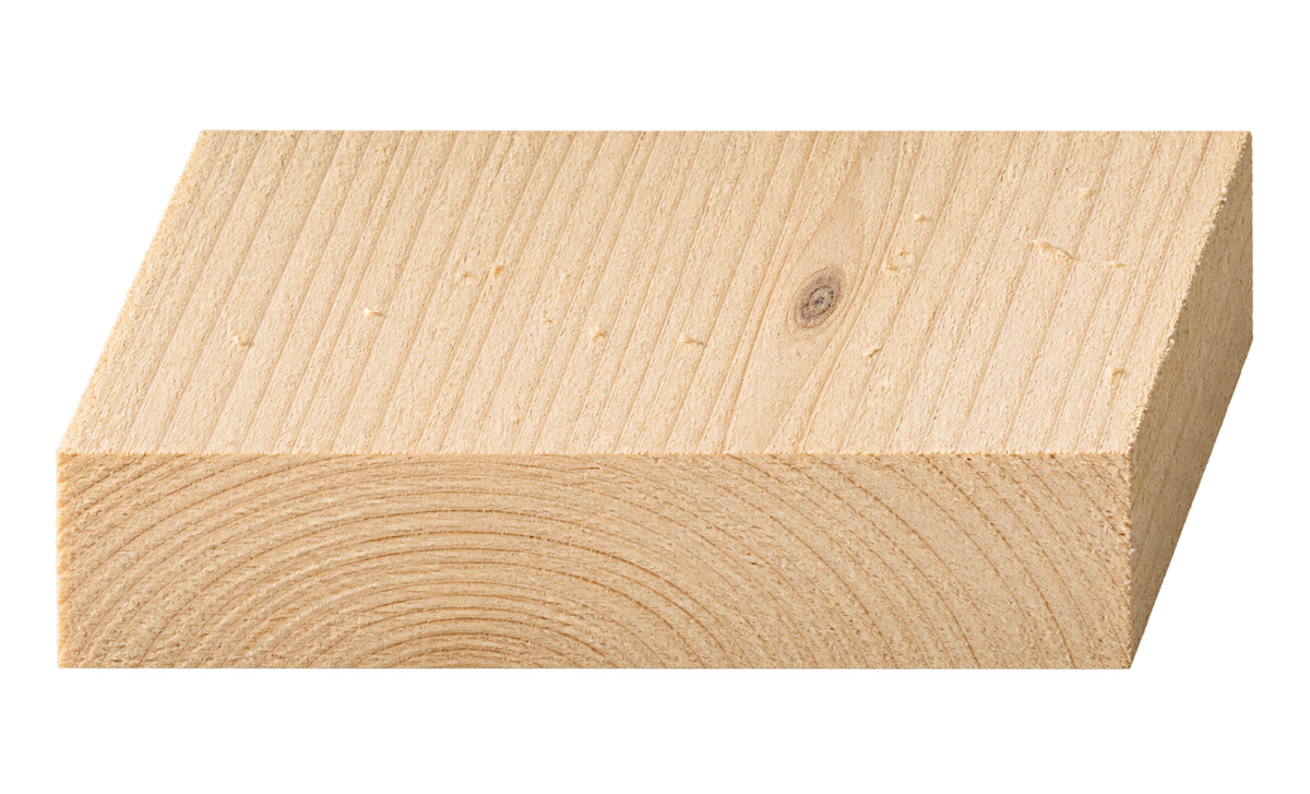 Rough timber cross-section, 225mm × 44mm