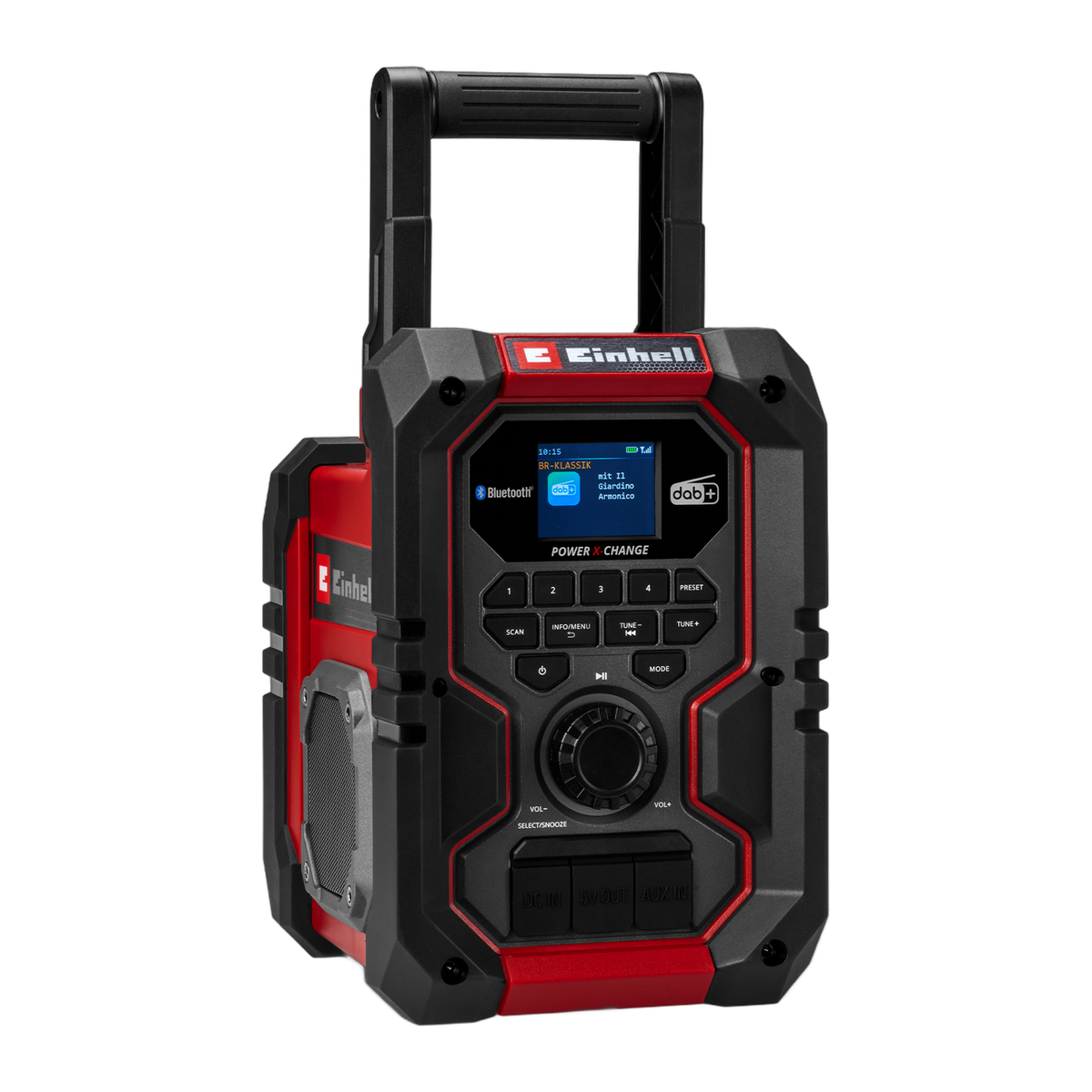 18V Cordless Site Radio DAB+ / FM / Bluetooth – Body Only – Einhell TE-CR 18
