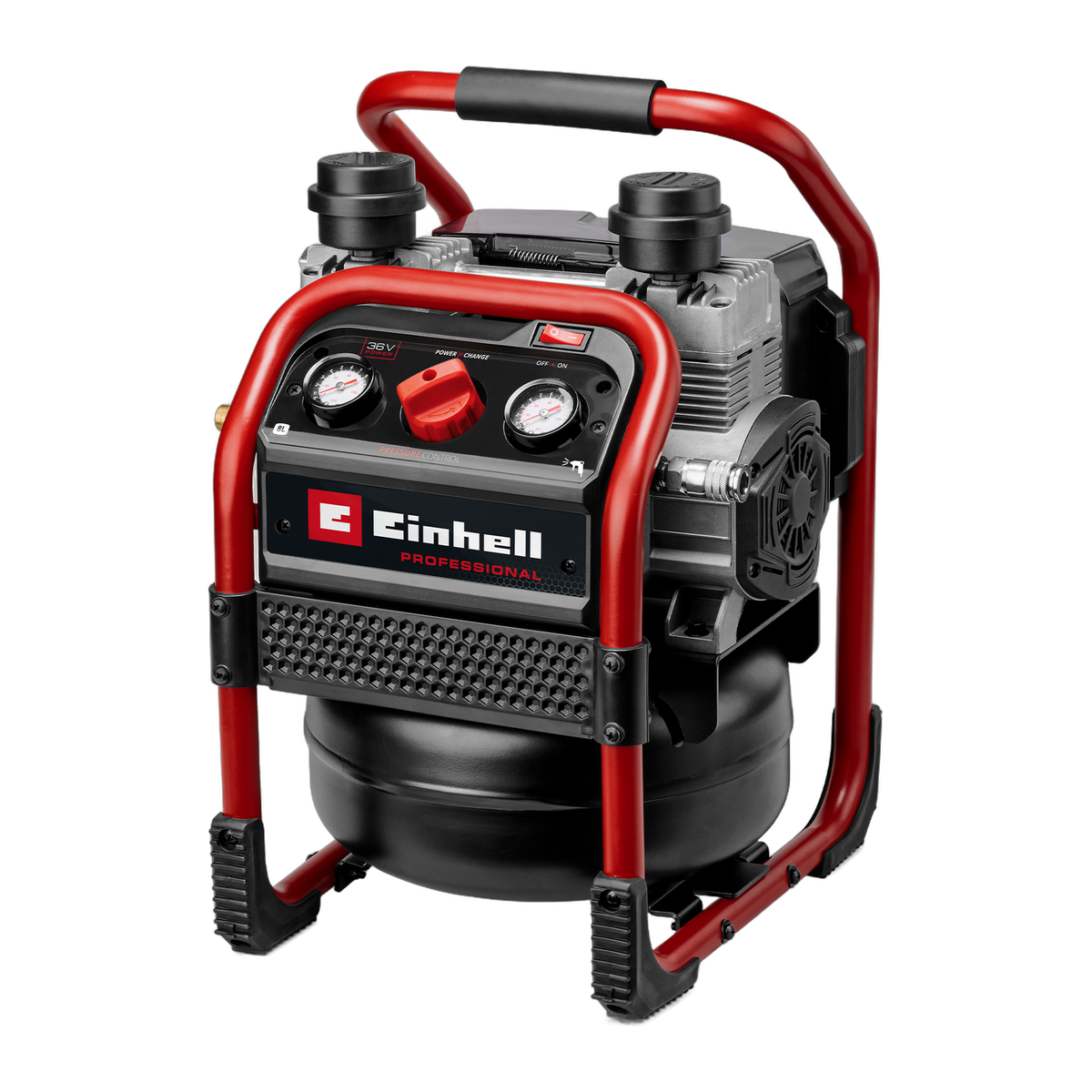 36V (2 x 18V) Cordless Silent Air Compressor 8L 8 Bar – Body Only – Einhell SILENZZO 36/210