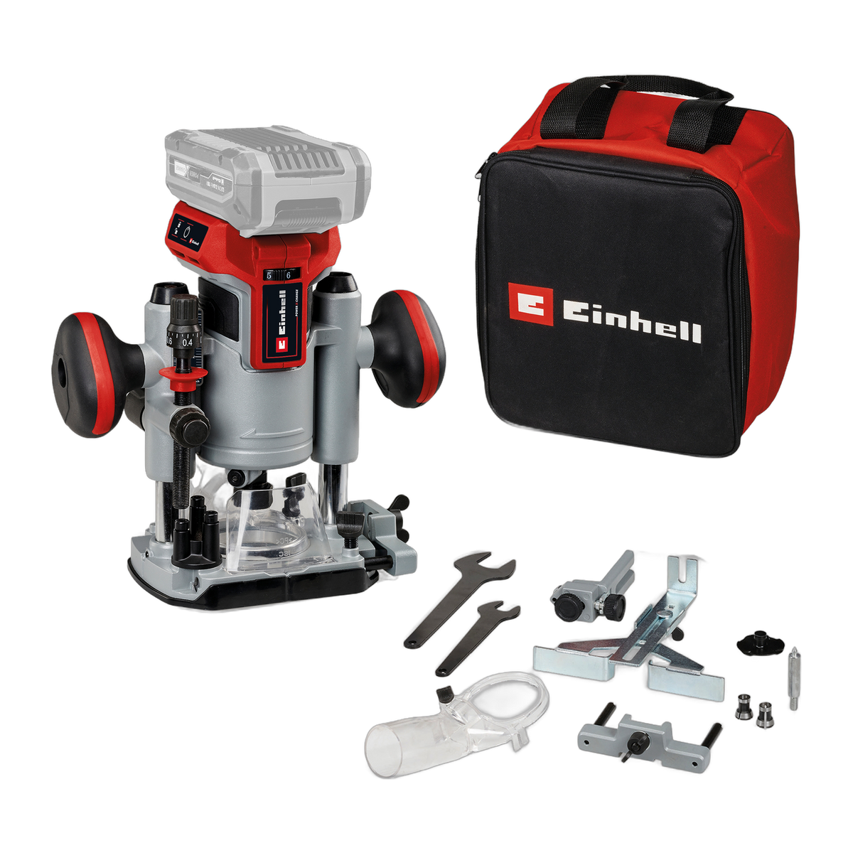 18V Cordless Brushless Palm & Trim Router Set – Body Only – Einhell TP-RO 18 Set