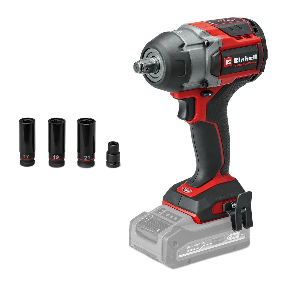 18V Cordless Brushless Compact Impact Wrench 1/2" 750Nm – Body Only – Einhell TP-CW 18/750-C