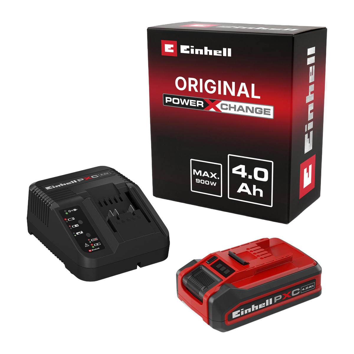 18V 4.0Ah PLUS Battery & 3A Charger Starter Kit – Einhell PXC+ Starter Kit 4.0Ah