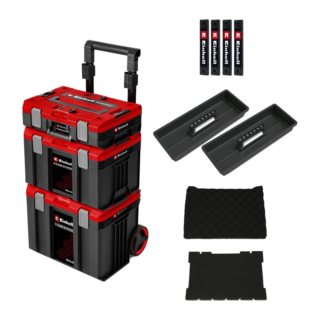 Rolling Tool Case Set S, M & L SEALED – 120kg Load – Einhell E-Case Rolling Workshop SEALED