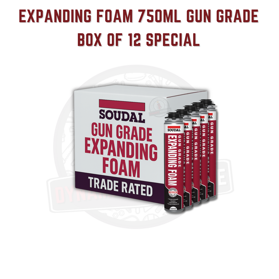 GUN GRADE EXPANDING FOAM BOX OF 12 SPECIAL