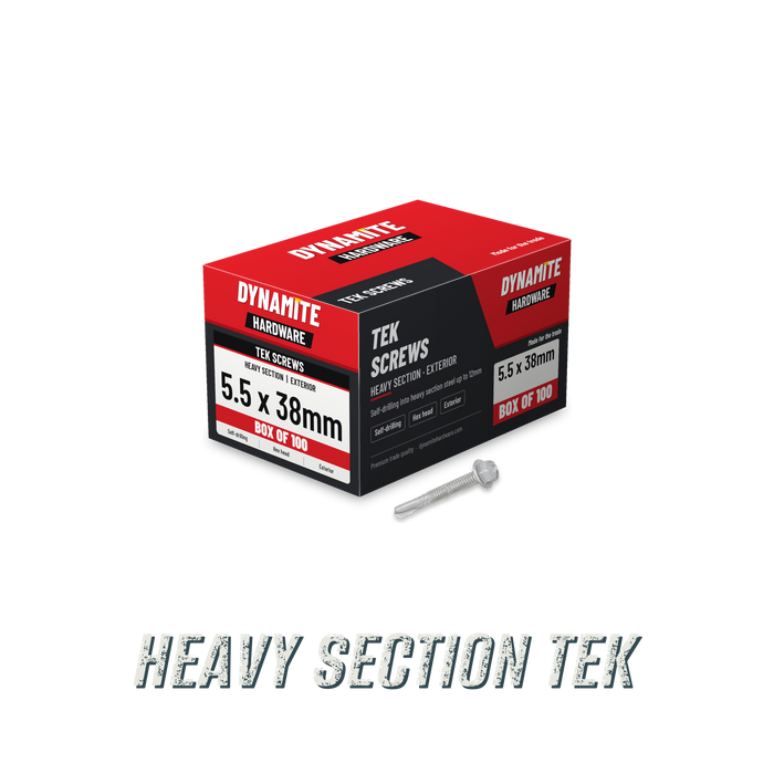 Heavy Section Tek Screws menu tile