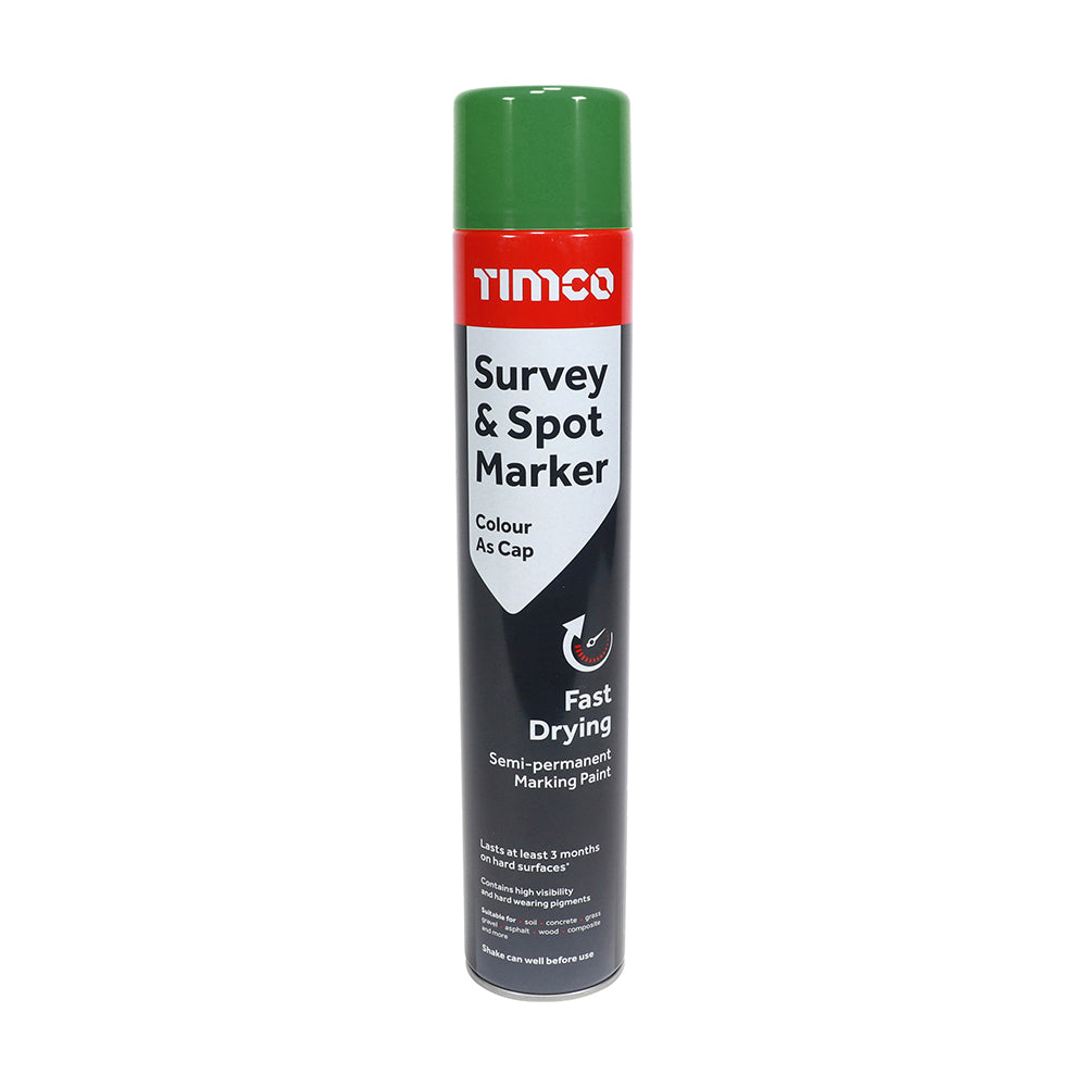 Timco Survey & Spot Marker - Green 750ml - Dynamite Hardware