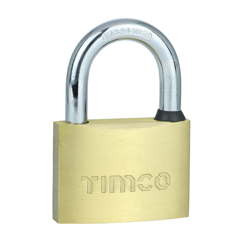 Timco Brass Padlock 60mm - Dynamite Hardware