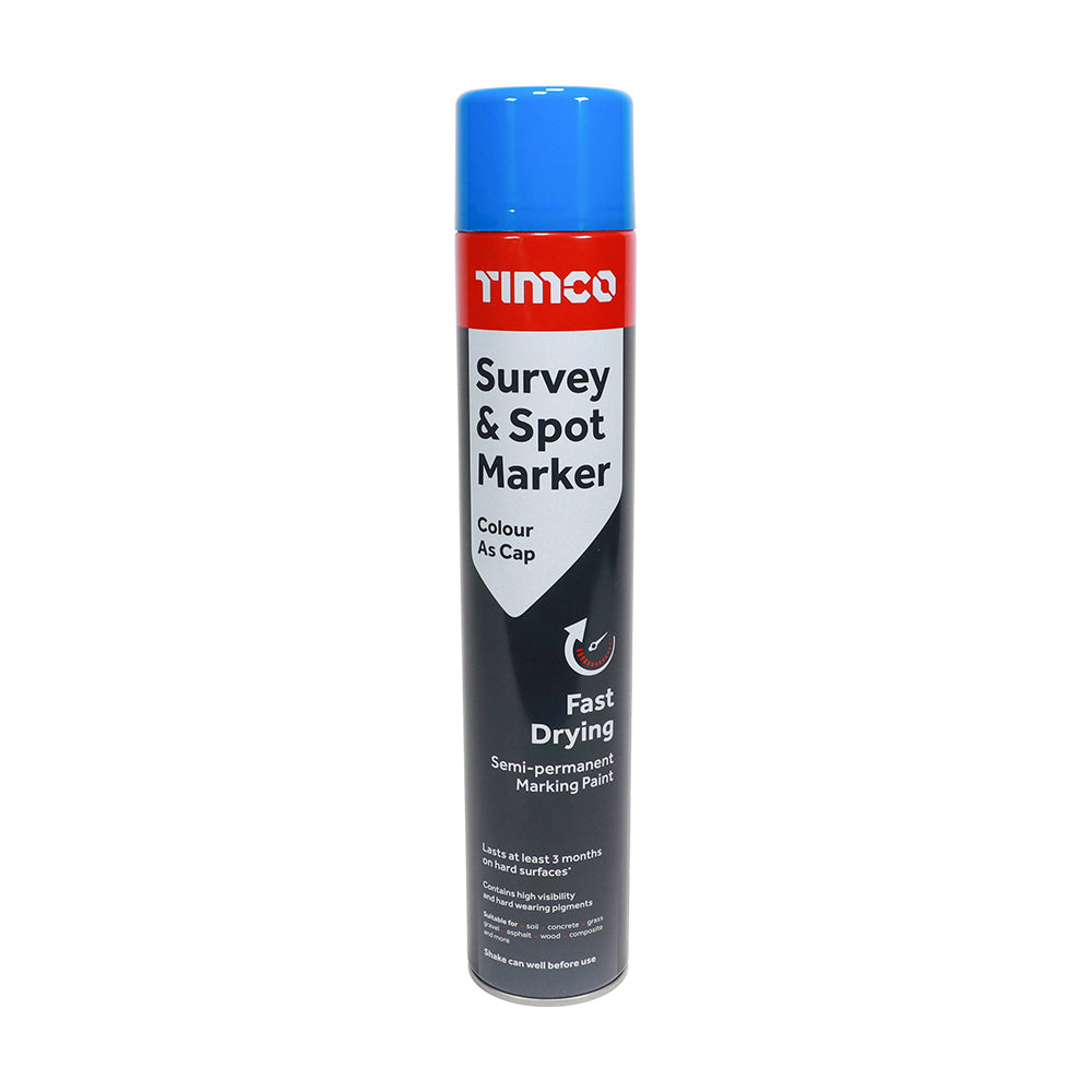 Timco Survey & Spot Marker - Blue 750ml - Dynamite Hardware