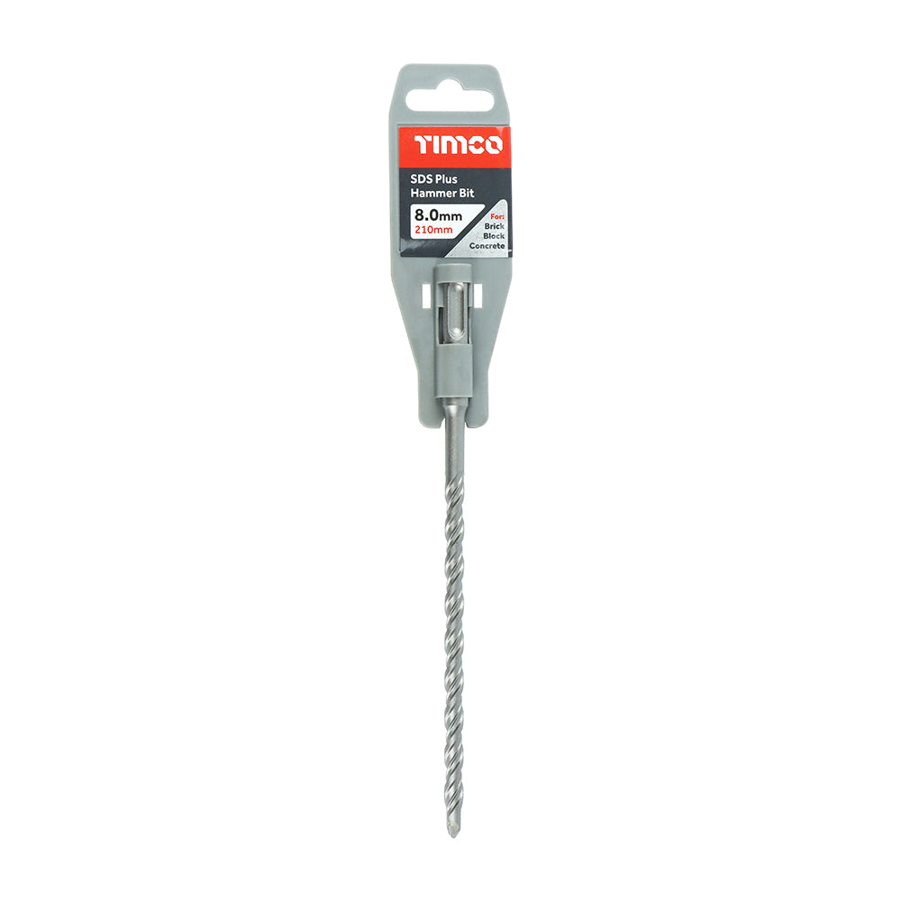 Timco SDS Plus Hammer Bit 8.0 x 210 - Dynamite Hardware