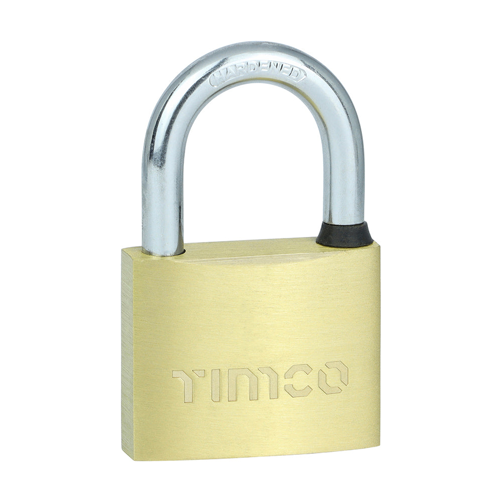 Timco Brass Padlock 50mm - Dynamite Hardware