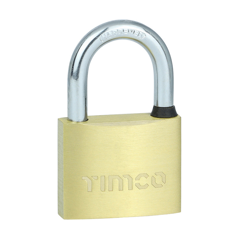 Timco Brass Padlock 50mm - Dynamite Hardware