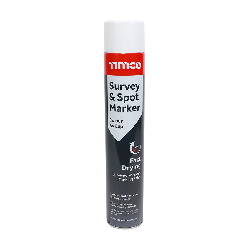 Timco Survey & Spot Marker - White 750ml