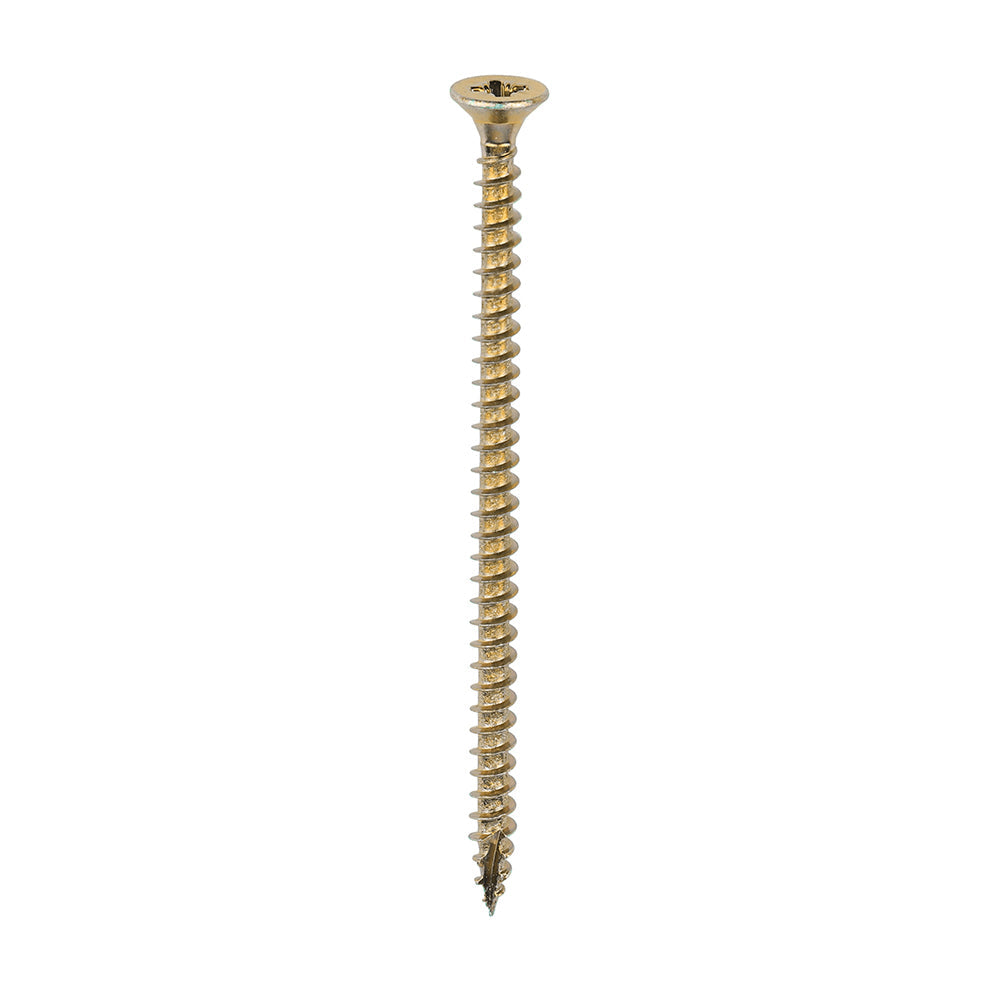 Timco Classic Multi-Purpose Screws - PZ - Double Countersunk - Yellow 5.0 x 50 (Pack 200) - Dynamite Hardware