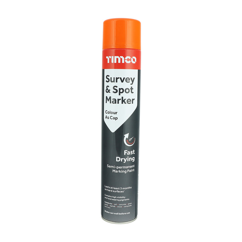 Timco Survey & Spot Marker - Orange 750ml