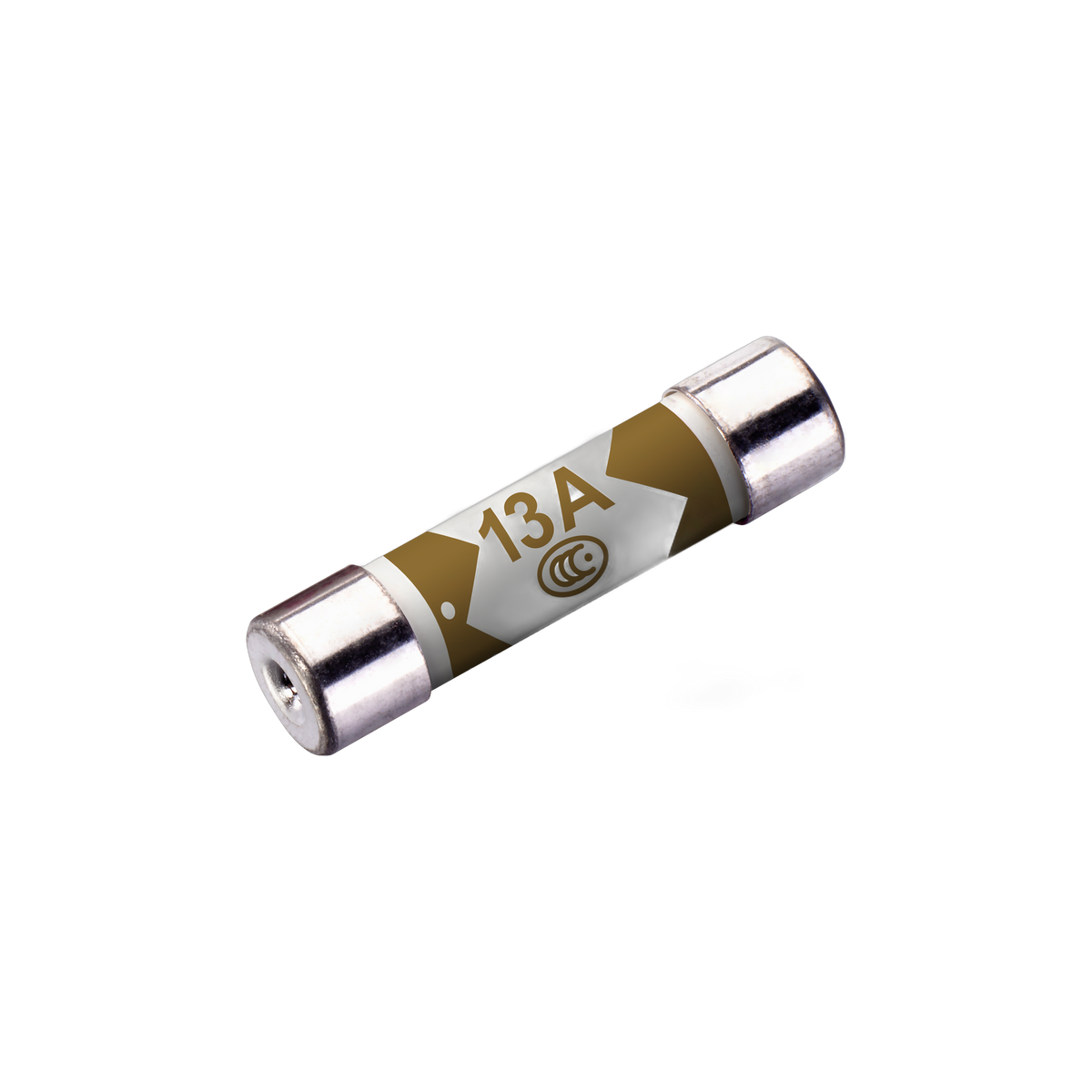 13A Plug Fuses – Pack of 4 – Masterplug FUSE13-MP angled view