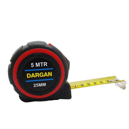 MEASURING TAPE 5M NEON WITH RUBBER GRIP