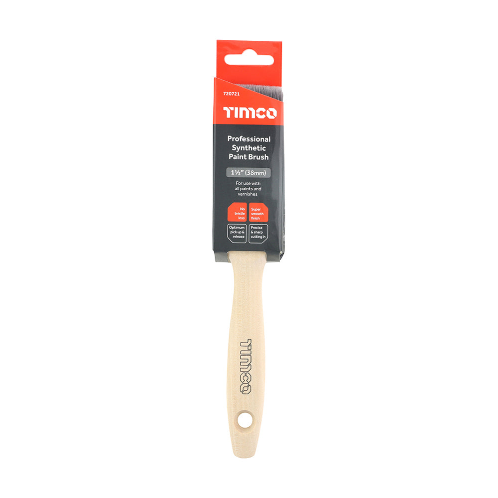 Professional Synthetic Paint Brush 1 1/2" - Dynamite Hardware