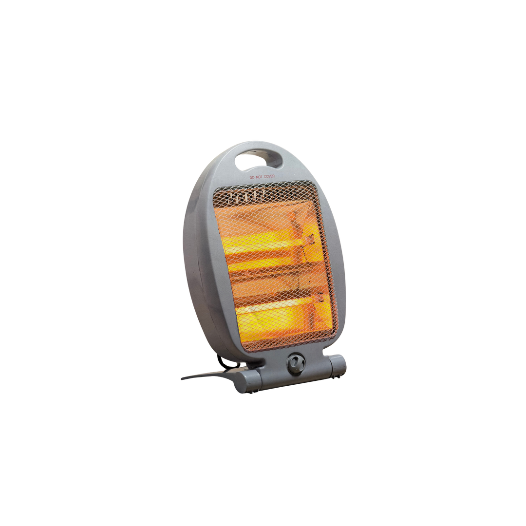 Two Tube Quartz Heater Grey 800W