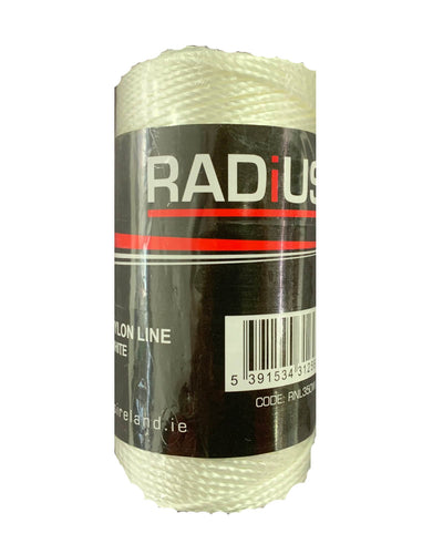 Radius White Nylon Line 350ft - Rope & Line Dynamite Hardware
