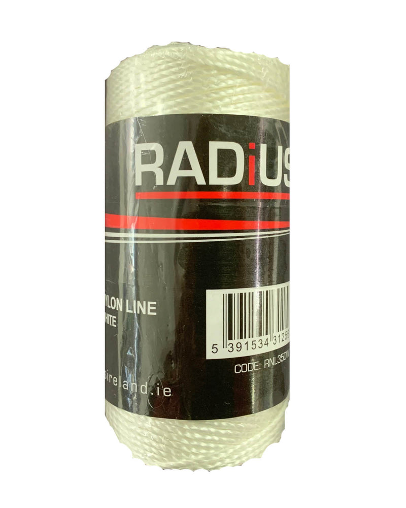 Radius White Nylon Line 350ft - Rope & Line Dynamite Hardware