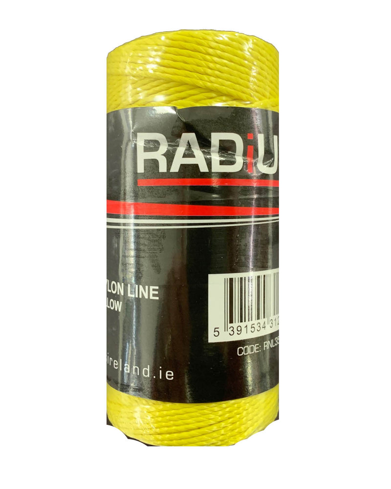 Radius Yellow Nylon Line 350ft