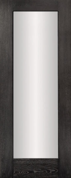 SEADEC Beaumont 1 Panel Authentic Oak Black Opaque Glass Internal Door (44MM)