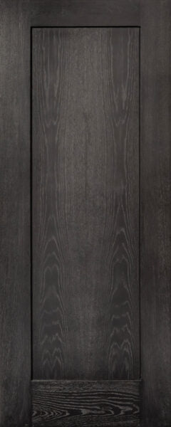 SEADEC Dallas 1 Panel Authentic Oak Black Solid Shaker Internal Door (44MM)