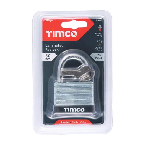 Laminated Padlock 50mm