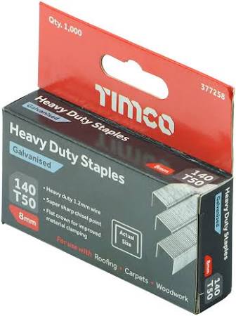 Staples HD Chisel GALV 8mm