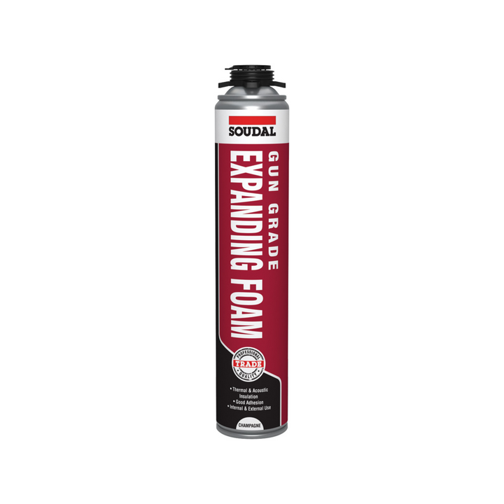 Soudal Trade Rated Gun Grade Expanding Foam 750ml (Prices as low as €4.99) - Dynamite Hardware