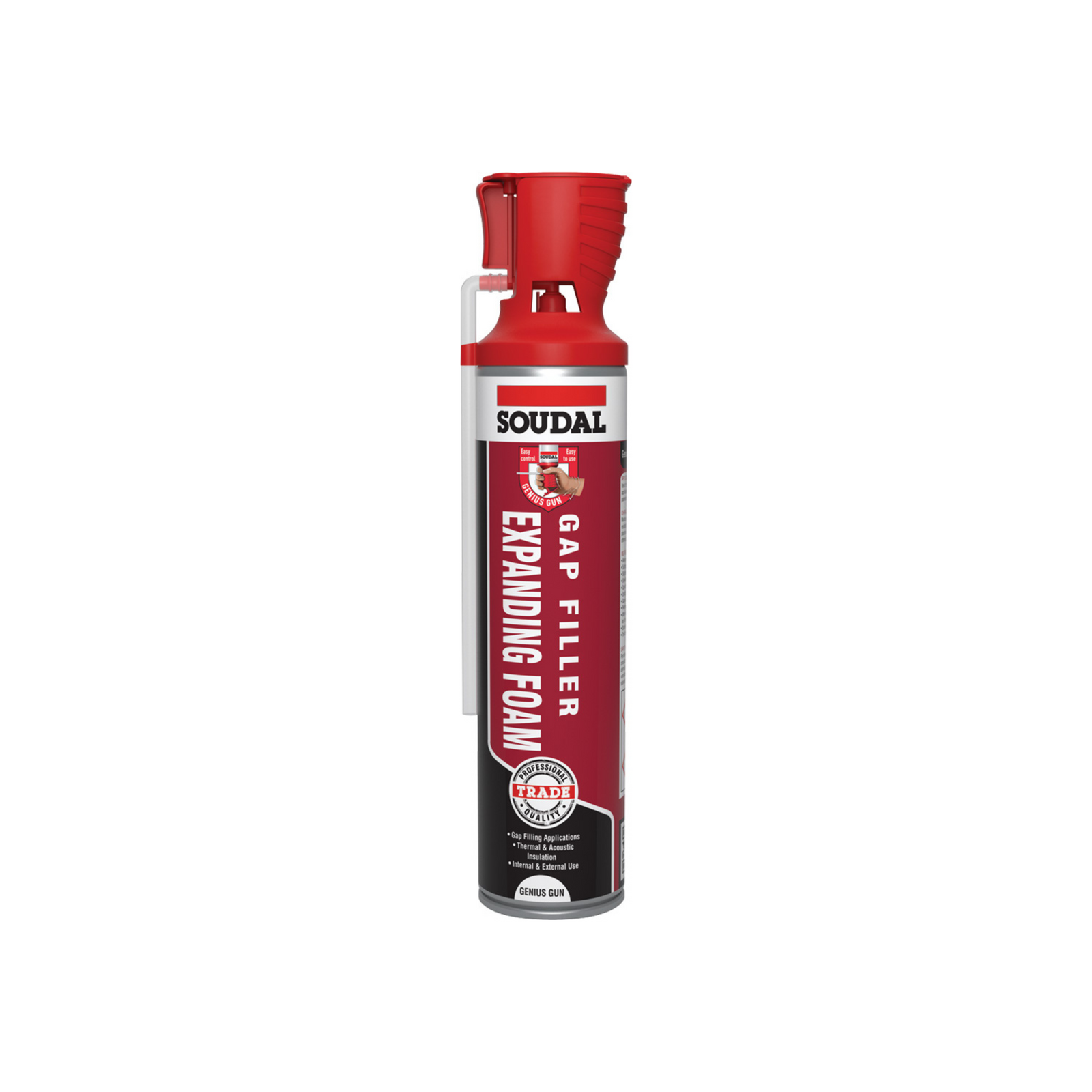 Soudal Trade Rated Genius gun Expanding Foam 600ml - Dynamite Hardware