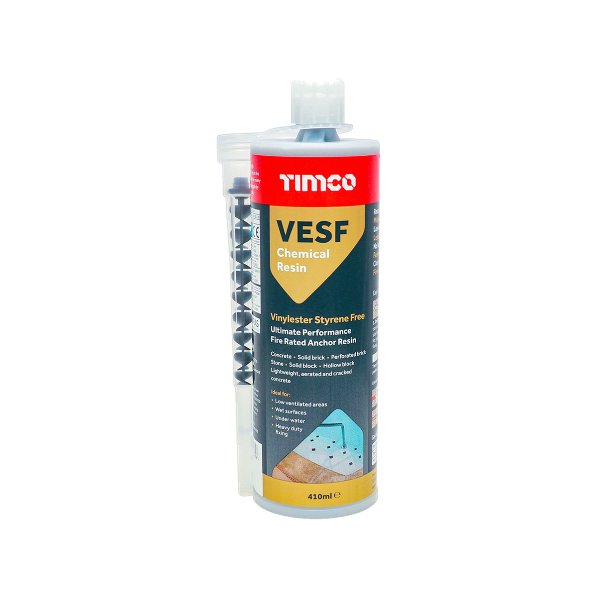 Vinylester Styrene-Free Chemical Resin 410ml Cartridge