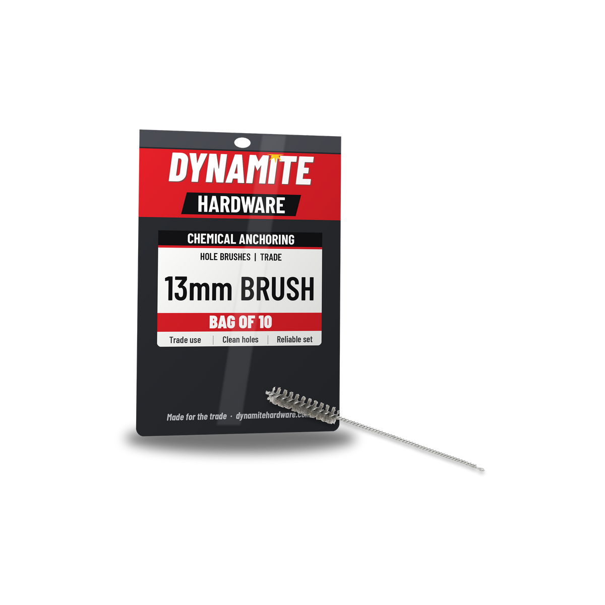 Wire Hole Cleaning Brushes 13mm, bag of 10