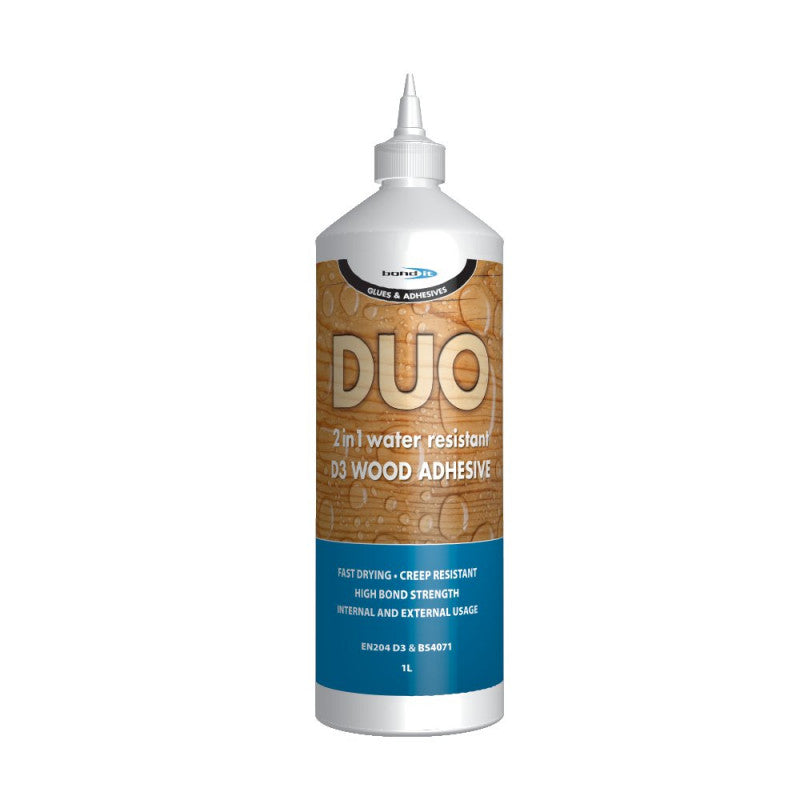 BOND-IT DUO 2 IN 1 WOODGLUE 1LTR - Dynamite Hardware