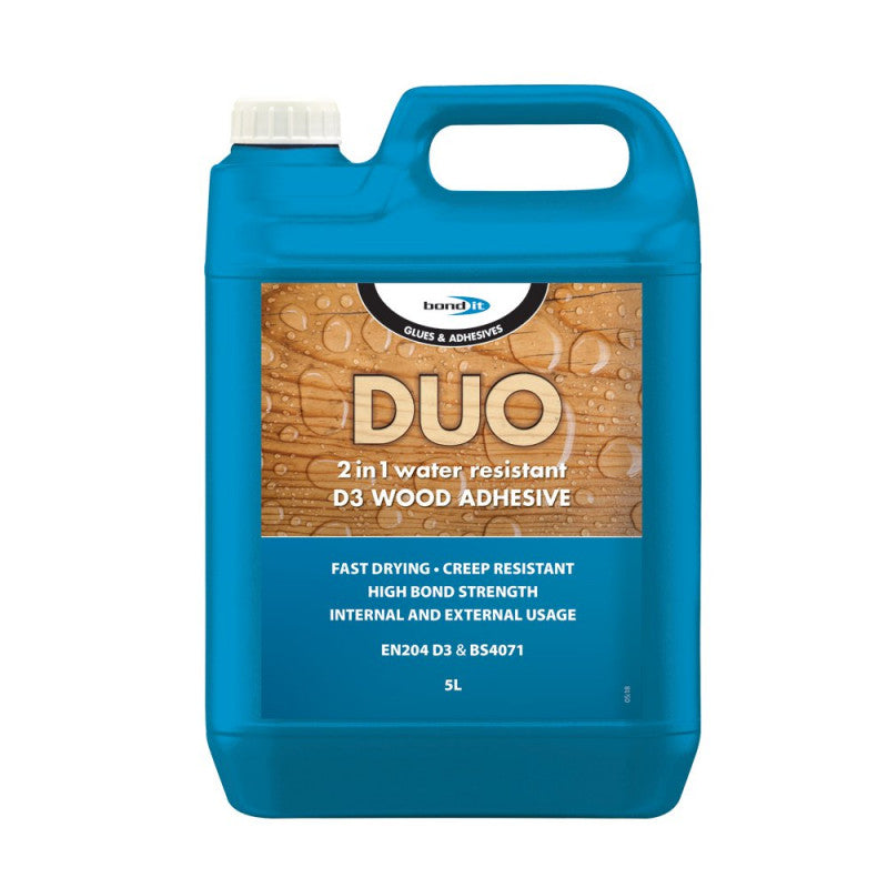 BOND-IT DUO 2 IN 1 WOODGLUE 5LTR - Dynamite Hardware
