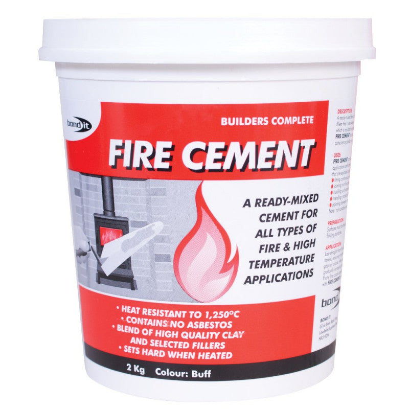 FIRE CEMENT 2KG BLACK - Dynamite Hardware